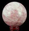 Polished Rose Quartz Sphere - Cyber Monday Special! #52384-1